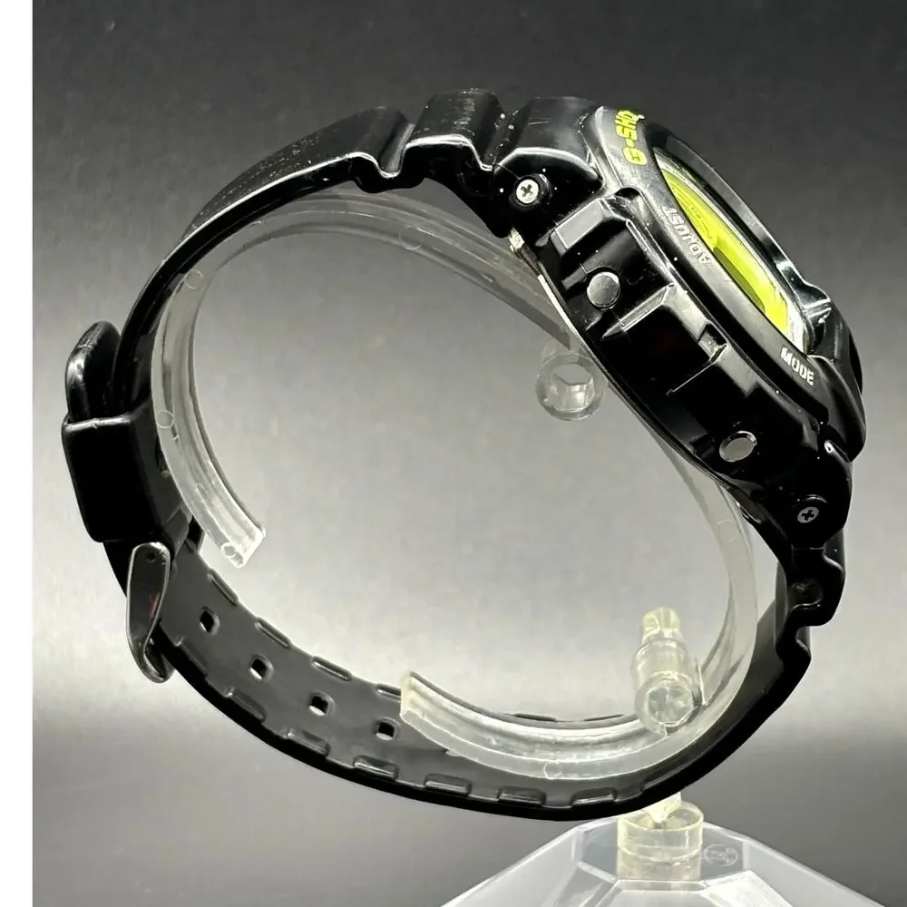 Casio G-Shock DW6900CS-1 Lime Green Glossy Black Digital Men's Watch